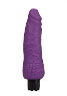 Realistic Skin Vibrator - Small - Purple