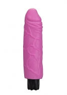 Realistic Skin Vibrator - Regular - Pink