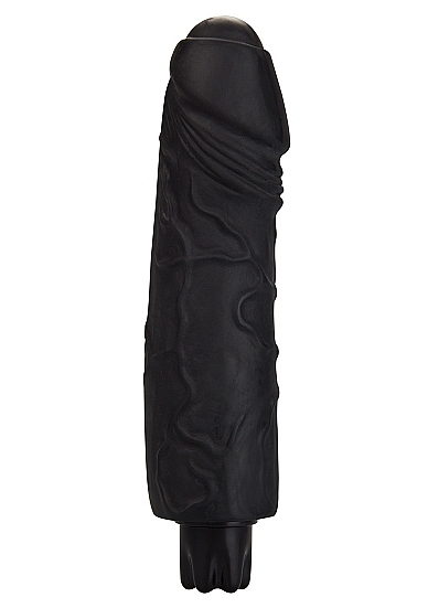 Realistic Skin Vibrator - Big - Black