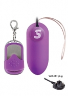 Rechargeable Egg - Purple - UK plug