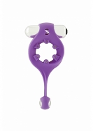Endless Cockring with Dangling Ball and Magnetic Field - Purple