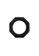 Octagon Ring - Small - Black