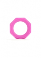Octagon Ring - Small - Pink
