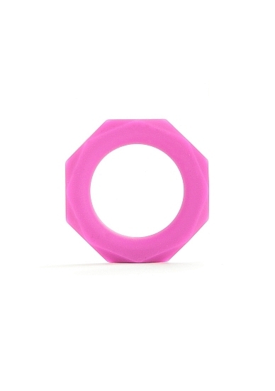 Octagon Ring - Small - Pink