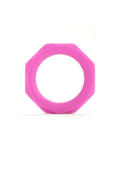 Octagon Ring - Medium - Pink