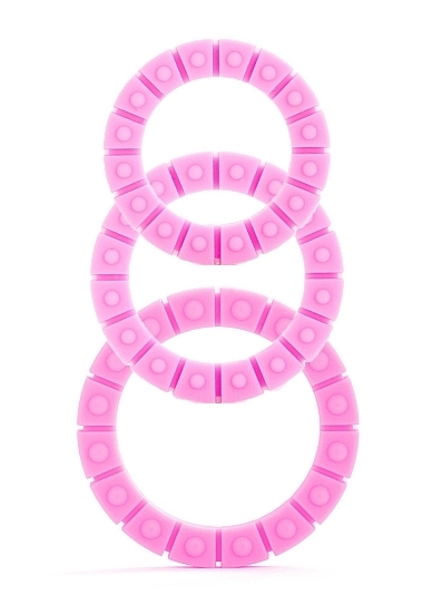 Silicone Love Wheel - 3 Sizes - Pink