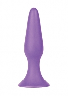 Silky Buttplug - Big - Purple