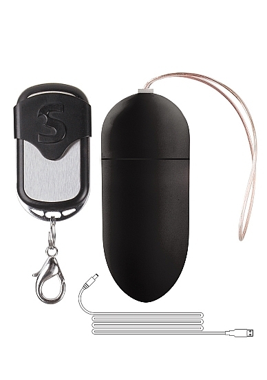 Rechargeable Vibrating Egg - Black
