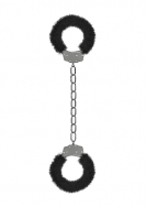 Furry Ankle Cuffs - Black