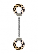 Furry Ankle Cuffs - Cheeta