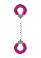Furry Ankle Cuffs - Pink