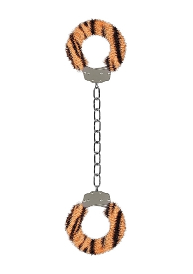 Furry Ankle Cuffs - Tiger