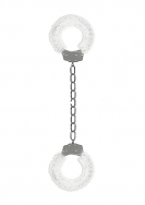Furry Ankle Cuffs - White