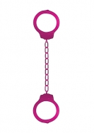 Metal Ankle Cuffs - Pink