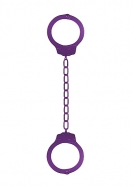 Metal Ankle Cuffs - Purple