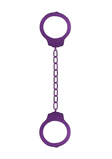 Metal Ankle Cuffs - Purple