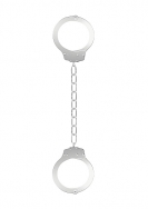 Metal Ankle Cuffs - White