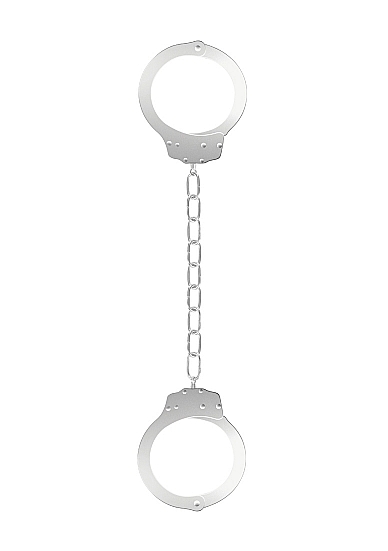 Metal Ankle Cuffs - White
