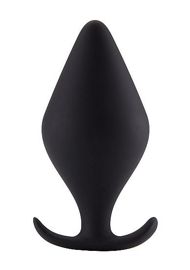 Butt Plug with Handle - Large - Black