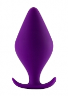 Butt Plug with Handle - Large - Purple