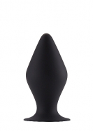 Butt Plug with Suction Cup - Small - Black