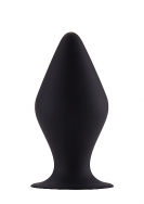 Butt Plug with Suction Cup - Medium - Black