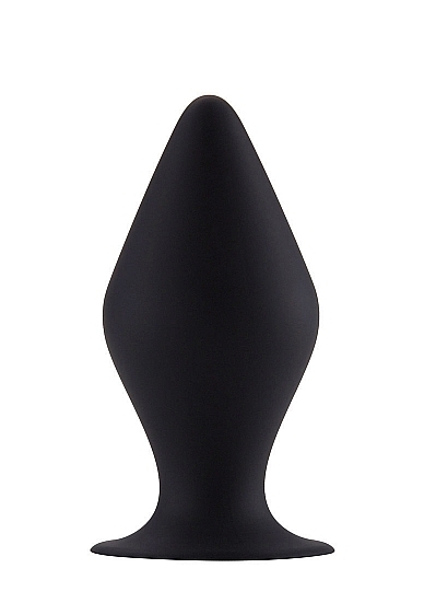 Butt Plug with Suction Cup - Medium - Black