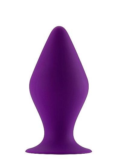 Butt Plug with Suction Cup - Medium - Purple