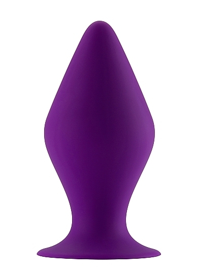 Butt Plug with Suction Cup - Large - Purple