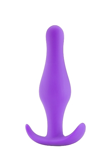 Butt Plug with Handle - Medium - Purple