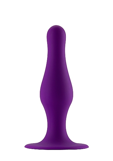 Butt Plug with Suction Cup - Medium - Purple