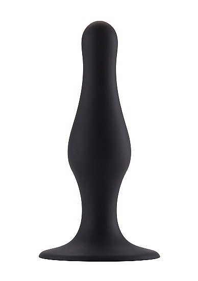 Butt Plug with Suction Cup - Large - Black