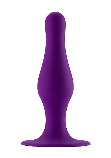 Butt Plug with Suction Cup - Large - Purple