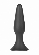 NATHAN small conical butt-plug with suction cup - Black