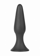 EBAN medium conical butt-plug with suction cup - Black