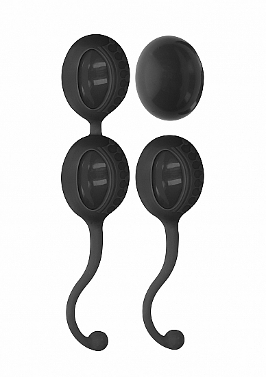 The Dukes - Geisha Balls - Pelvic Exerciser - Silicone - Black