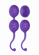 The Dukes - Geisha Balls - Pelvic Exerciser - Silicone - Purple