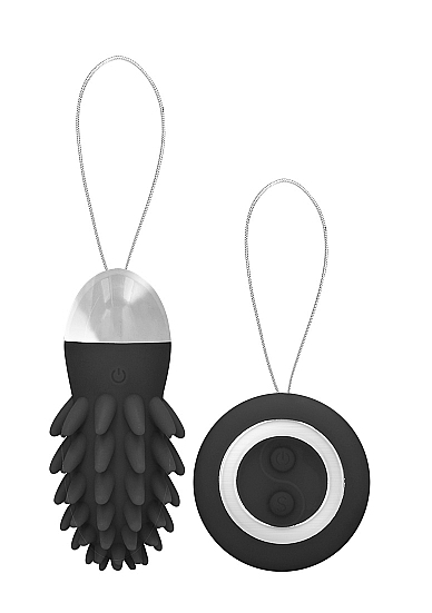 Mason - Rechargeable Remote Control Vibrating Egg - Black