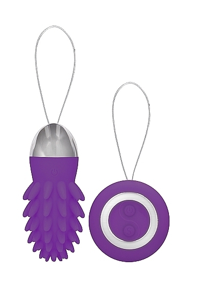 Mason - Rechargeable Remote Control Vibrating Egg - Purple