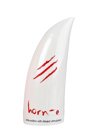 Horn-e White Edition Ribbed Stimulation