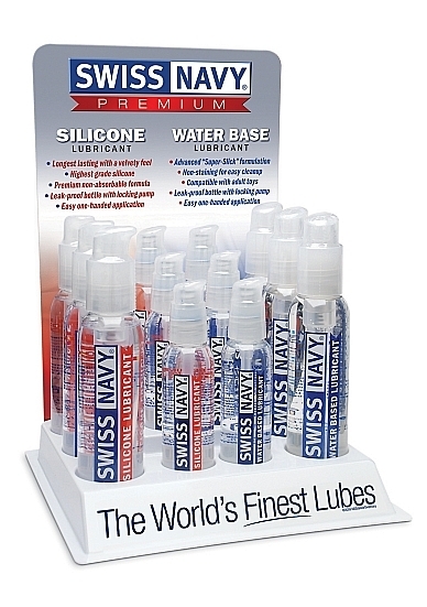 Silicone and Waterbased Display - 12 bottles
