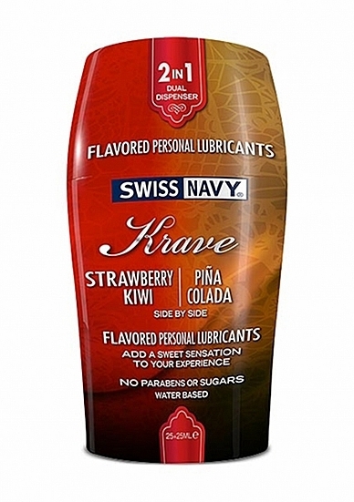 Krave 2-in-1 - Strawberry Kiwi & Pina Colada - 2x25 ml