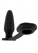 No.1 - Butt Plug with Cockring - Black