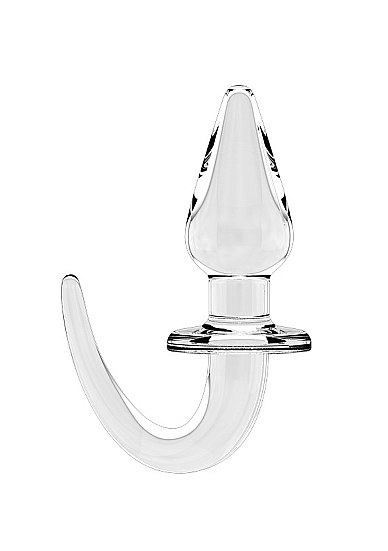 No.8 - Butt Plug - 4 Inch - Transparent