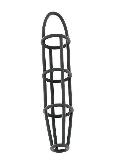 No.30 - Cockcage with ball strap - Grey