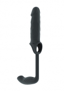 No.34 - Stretchy Penis Exten and Plug - Grey