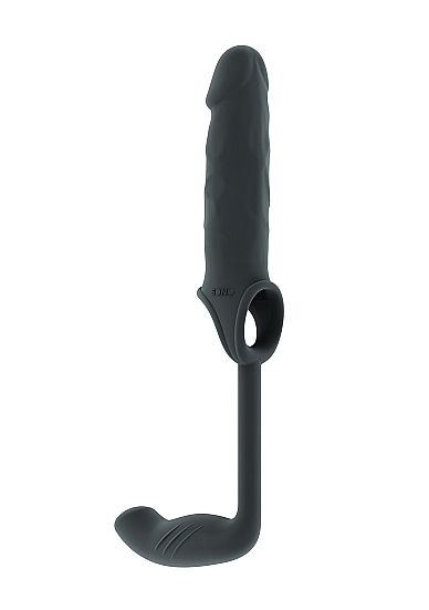 No.34 - Stretchy Penis Exten and Plug - Grey