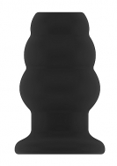 No.51 - Large Hollow Tunnel Butt Plug - 5 Inch - Black