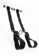 Bondage Door Cuffs - Black