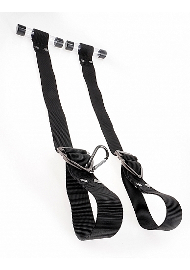 Bondage Door Cuffs - Black